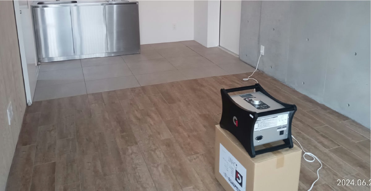 オゾン燻蒸作業